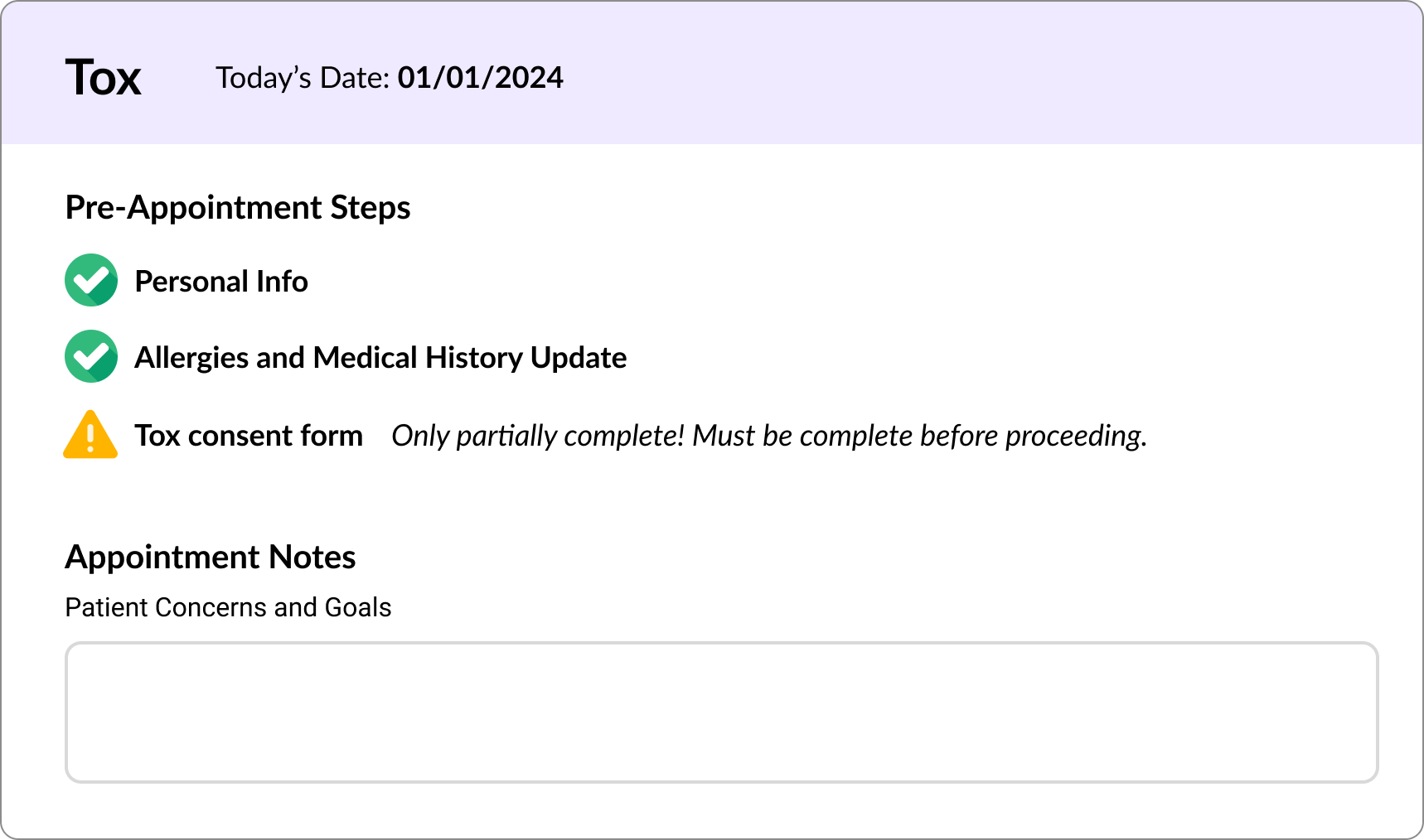 Quickly document appointments in our lightweight EHR Our streamlined patient charting updates information across the entire patient record and generates treatment plans in seconds.