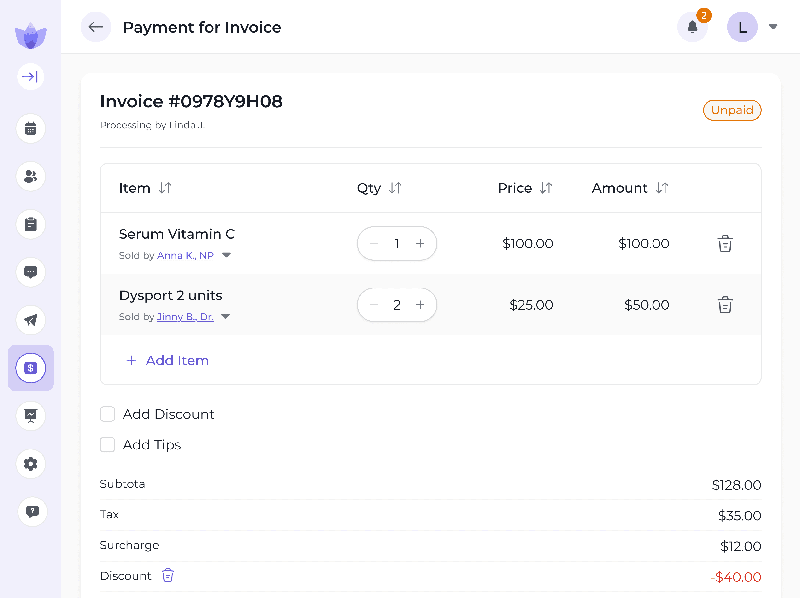 Seamless Checkout screenshot