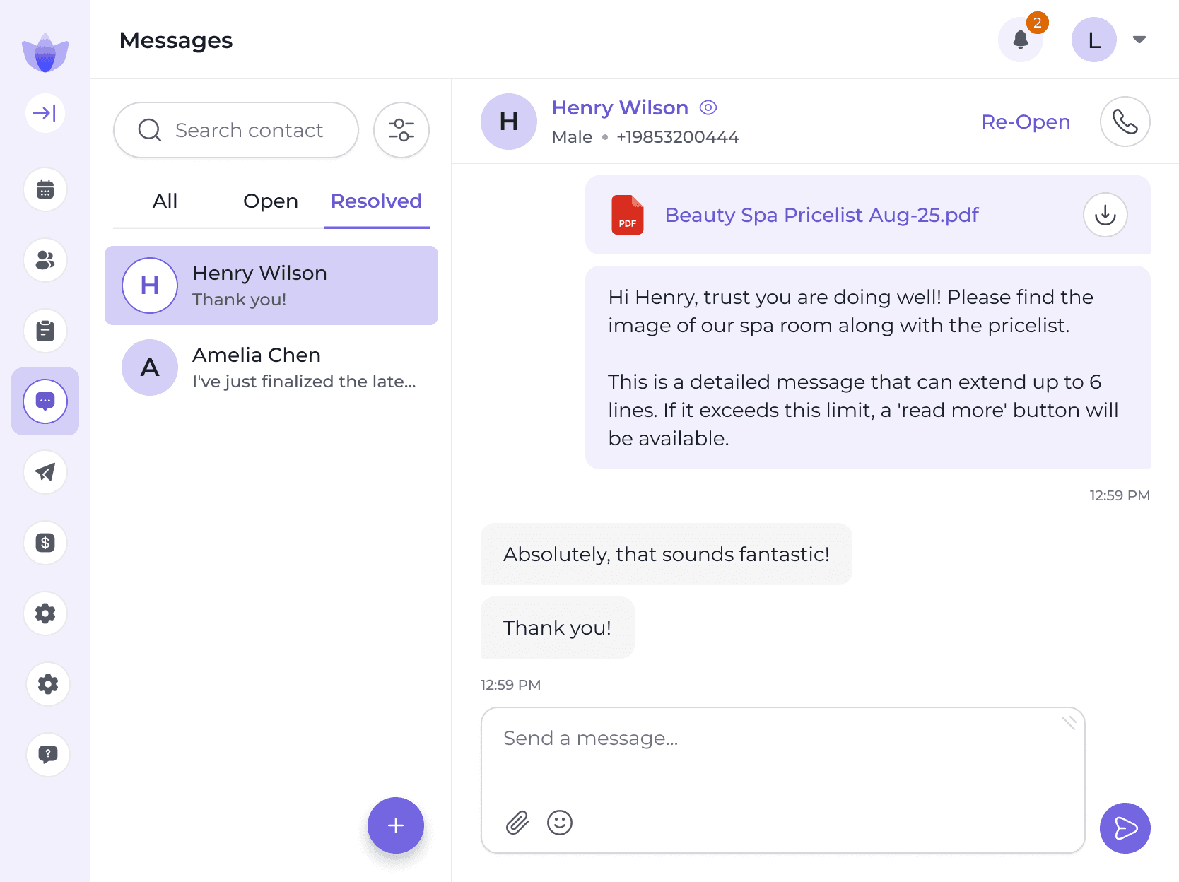Two-Way Conversations
